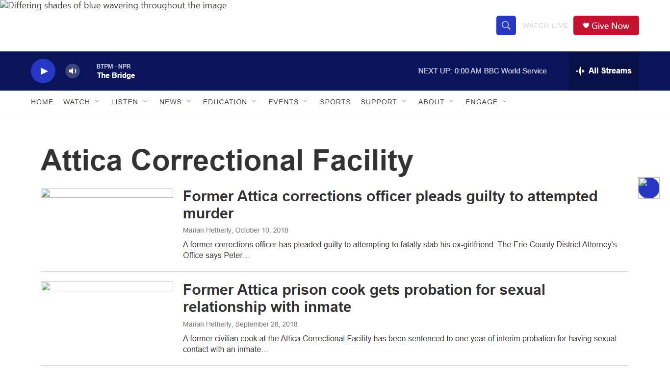 Attica Correctional Facility | Buffalo Toronto Public Media